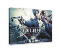 YJJGLZC Poster su tela, motivo: Resident Evil Infinite Darkness, decorazione artistica da parete per soggiorno, camera da letto, 60 x 90 cm
