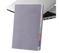 Yjkedfh Agenda Giornaliera - Agenda Giornaliera 2026 per Attività,A5 Copertina Rigida 12 per Adulti e Studenti