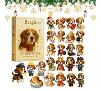 Yjkedfh Calendario Avvento - Arredo Casa In Acrilico 2D - Animali Calendario Avvento Decorazione Natalizia - Per Bambini Adulti Charm Borsa Finestra Albero Parete Feste