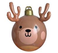 Yjkedfh Pallone Inflabile Natalizio Renna, Sfere Gonfiabili Giganti per Decorazioni Natalizie, Decorazioni Stagionali Per Percorso Scolastico Ringraziamento Cortile Giardino