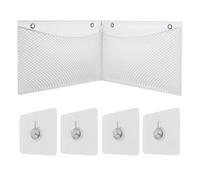 Yjkedfh Rete per animali di peluche, organizer da parete, grande e graziosa custodia in peluche per ragazze, porta da parete, bagno, asilo