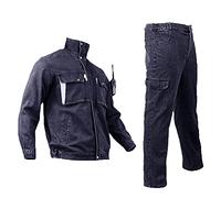 YJKJ Tuta da Saldatore, Giacca da Saldatore, Puro Cotone Indossabile Antiscottatura Adatto A Una varietà di Lavoratori,L