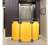 YJKKZQLB Barriera espandibile con barriera isolata per Parco tecnologico, Recinzione Pieghevole in plastica per vialetto, Blocco Stradale per Manutenzione Ascensore Indipendente (Colore: 6 Pannelli)