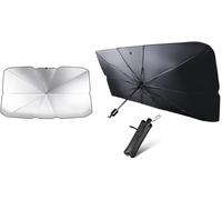 YJPHR Auto Ombrello Parasole per Audi A1 2013-2017, Ombrello Pieghevole Parasole Parabrezza Ombrello Protezione UV Accessori