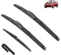 YJPHR Auto Spazzole Tergicristallo per Peugeot 106 Rallye Phase 1991-2003 20in+18in+14in, Parabrezza Portellone Spazzola Accessori,L-A/Lhd