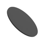 YJQHODY 10 pezzi di tappetini in gomma autoadesivi, guarnizioni antiscivolo rotonde solide, cuscinetti adesivi di supporto for sigillatura(28MM*4MM)