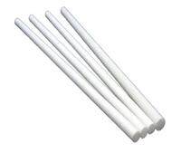 YJQHODY Barre in fibra di vetro bianche da 1 m di lunghezza, barre rotonde in fibra di vetro solide for supporti strutturali for tende ad arc0, 5 pezzi(0.8x1000mm)