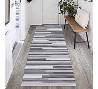 YJRBZ Tappeto Corridore per corridoio, 1 m 1.5m 2m 2,5m 3m 3,5m 4m 4,5 m 5m 6m Extra Lungo Il corridoio corridoio corridoio Tappeto Corridore - Striscia Grigia (Size : 70x300cm)