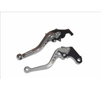 YJS Motocicletta Breve Leve Freno e Frizione CNC Leva Alluminio Regolabile Compatibile con Honda CBF600/SA CBR900RR CBR600 F2 F3 F4 F4i CB400 CB599/CB600 Hornet NC700 PWL028