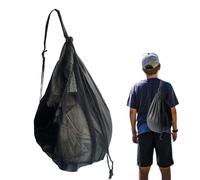 YJSDDNTY Sacca da pallacanestro, borsa da pallacanestro, zaino a rete portatile, accessorio per pallacanestro, borsa a rete per calcio, tennis, bambini, adulti