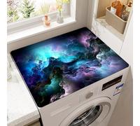 YJSZY Universale Copri-Tappetino Ispessito per Lavatrice Parapolvere Lavatrice Top Mat Antiscivolo 60 X 50 Cm Ad Asciugatura Rapida Antipolvere per Frigorifero Cucina Lavanderia (Verde,60 x50 cm)