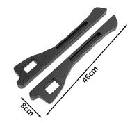YJTYC 2 Pezzi Riempitivo Sedile Auto per Ford Kuga (CX482) Titanium/X/ST Line 2019-2023, Striscia a Prova di Perdite sul Lato del Sedile Striscia di Riempimento del Divario,A Black