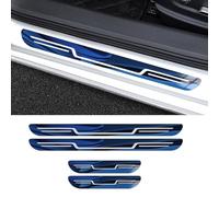 YJTYC 4 Pezzi Auto Battitacco per VW Golf 8 2021-2023, Protezione Soglia Porta,Benvenuto Pedaliera Decorazione Accessori Acciaio Inossidabile,B