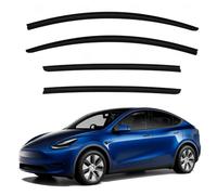 YJTYC Deflettori d'Aria per Tesla Model Length 113cm Y MK1 2020-2025, Deflettori Finestrini Auto Wind Deflectors Antivento Antipioggia Durata e Robustezza Accessori