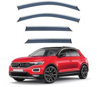 YJTYC Deflettori d'Aria per Volkswagen T-ROC WLB MK1-A11 2018-2025, Deflettori Finestrini Auto Wind Deflectors Antivento Antipioggia Durata e Robustezza Accessori