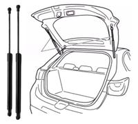 YJTYC Posteriore Pistoni Portellone per Mitsubishi Carisma Hatchback (da) 1995-2006 (OEM:MR101555)-57cm, Ammortizzatori Cofano Cofano Bagagliaio Portellone Posteriore Ammortizzatore Barra