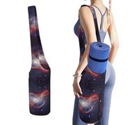 YJWANDL Borsa organizer per tappetino da yoga, motivo galassia della Via Lattea, borsa per tappetino da yoga, borsa in tela resistente
