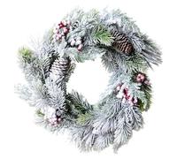 YJXKTAU Artificial Christmas Vine Hanging Flowers for Wall Decoration Rattan Fake Plants Leaves Garland Romantic Wedding Home Decoration(40cm A)