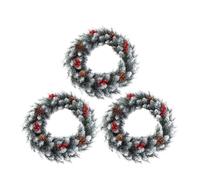YJXKTAU Catena Luminosa Natalizia Winter Wonderland con Figure di alci a Forma di Fiocco di Neve e Ventose for un'accogliente Esposizione in vetrina for Interni(White-3PCS)