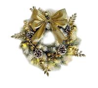 YJXKTAU Ghirlanda Natalizia for Porta d'ingresso, Ghirlanda Rossa da Appendere, Decorazioni Natalizie for la casa e Le Feste(A 40CM)