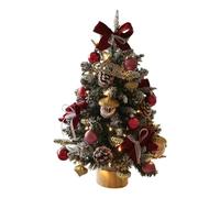 YJXKTAU Premium Desktop Christmas Tree Set - 45CM Mini Wreath & Door Decoration Package for Holiday Showcase (2pcs 45cm)