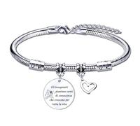 YJYJZX Regalo Maestra Bracciale, Originale per Insegnante di Asilo, Elementare e Medie - Un Bimbo Impara Quando l'Amore Insegna (5)