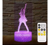 YJYKL Regalo per ragazze, regalo di compleanno per ragazza cantante, decorazione per la stanza. Lampada da tavolo per feste musicali. Luce notturna con 16 colori che cambiano e temporizzano