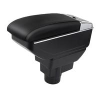 YJYWZH Auto Braccioli per Opel Corsa D 2006-2014 Bracciolo Bracciolo Doppio Strato Scatola Portaoggetti Console Centrale Interna Cuciture Nere
