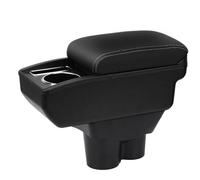 YJYWZH Compatible with Opel CORSA E Braccioli 2014-2019 Bracciolo Doppio Strato Auto Console Centrale Scatola Portaoggetti Supporto del Braccio con Portabevande