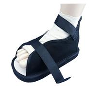 YJZQ Scarpe per il recupero di scarpe da frattura del piede in gesso post-intervento chirurgico Punta aperta tacco scarpa stabilizzare la frattura taglia unica per tutti, nero, S