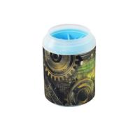 Yk2 - Spazzola in silicone riutilizzabile per cani e gatti di piccola taglia e media, in silicone, stile vintage Yk2, colore: verde