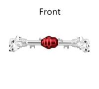 YK4082 YK4083 Coperchio di trasmissione per alloggiamento per assi di metallo compatibile per veicoli da 1/8 in RC Crawler Parti anteriori e posteriori 'asse anteriore e posteriore si adattano ad ASMA