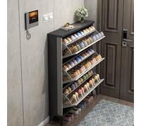 YKCITSQTR Armadio per scarpe armadi per il corridoio sottile armadietto armadi cornici sottili , mobile grigio sottile con scarpa da scarpa a 3 livelli per la conservazione del corridoio di ingresso