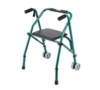 YKCITSQTR Sedia a rotelle Walker, Anziani Walker a Quattro Zampe a Quattro Zampe Cornice a Piedi con Piatto di Sedile a Piedi Senza Slip con l'ospedale è così Gentile da Te