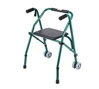 YKCITSQTR Sedia a rotelle Walker, camminatore Pieghevole con Piastra di Sedile per Gli Anziani stampelle a Quattro Piedi di Riabilitazione Walker rottator - 61 28 91 cm Stick a Piedi Senza Slip con