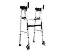 YKCITSQTR Sedia a rotelle Walker, stampelle a Quattro Zampe disabilitate Pieghevoli Walker Walker bracciolo Walker con Sedile Anziano Walker Non Slip a Piedi con l'ospedale è così Gentile