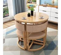 YKCITSQTR Set da pranzo rotondo e set di set - Combinazione di negoziazione di accoglienza per uffici per il balcone per la casa dell'area per il tempo libero. Perfetto per salotto e soggiorno.