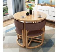 YKCITSQTR Set da pranzo rotondo e set di set - Combinazione di negoziazione di accoglienza per uffici per il balcone per la casa dell'area per il tempo libero. Perfetto per salotto e soggiorno.