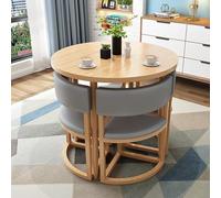 YKCITSQTR Set da pranzo rotondo e set di set - Combinazione di negoziazione di accoglienza per uffici per il balcone per la casa dell'area per il tempo libero. Perfetto per salotto e soggiorno.