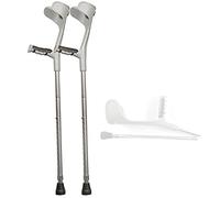 YKCITSQTR Stampelle all'avambraccio, stampelle a Piedi Leggero Regolabili Argento/Nero Regolabili, per Gli Adulti/Giovane/Anziano è così Gentile da Te