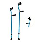 YKCITSQTR Stampelle all'avambraccio, stampelle Pieghevoli per Adulti, stampelle ergonomiche per Camminare, 10 Stop Altezza Regolabile, Punte di Gomma Non Skid, Unisex è così Gentile da Parte Tua