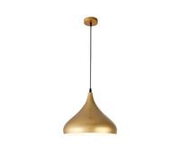 YKCITSQTR Stile Industriale Gold Metal Cipant Lighting, Light Segret a Sospensione Americana Vintage per l'isola della Cucina, lampadario Rustico per la Fattoria per Sala da Pranzo e Il lavandino (G)