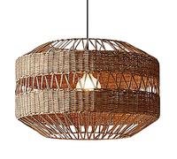YKCITSQTR Zen Hanging Light Vintage Vintage Giappone Chandeliers personalità Creativa Fatto a Mano in bambù Lampada a Sospensione con Corda Regolabile Lampade E27 Lampade per Il soggio