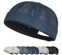 YKDLLF Cappellino da Portuale Uomo Donna Cappello da Marinaio Unisex Berretto Docker Brimless Hat cap Dockercap Cappellino da Portuale Uomo Retro Docker-cap Berretto da Motociclista Cappello