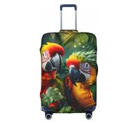 YKJJFVZ Borsa da viaggio stampata pappagallo estivo, copertura elegante e bagagli, Bianco 1, L