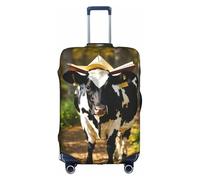 YKJJFVZ Borsa per bagagli stampata mucca carina elegante e protettiva, Bianco 1, S