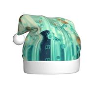 YKJJFVZ cappello di Babbo Natale stampato biologia chimica astrazione, cappello di Natale per adulti unisex, cappello di Natale per Capodanno festa