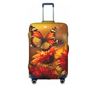 YKJJFVZ Girasoli gialli Farfalla Rosso Stampato Borsa da Viaggio Protezione Borsa da Viaggio Protezione Protezione per Viaggi Protezione Protezione Bagagli Elegante e Protettivo, Bianco 1, S