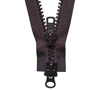 YKK Cerniera a Scorrimento bidirezionale, No. 570 Marrone, 71 cm Length