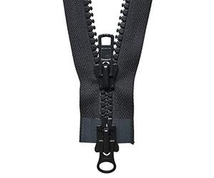 YKK Cerniera a Scorrimento bidirezionale, No. 580 Nero, 76 cm Length